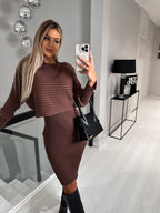 R&B | Ärmelloses Kleid mit Passendem Pullover