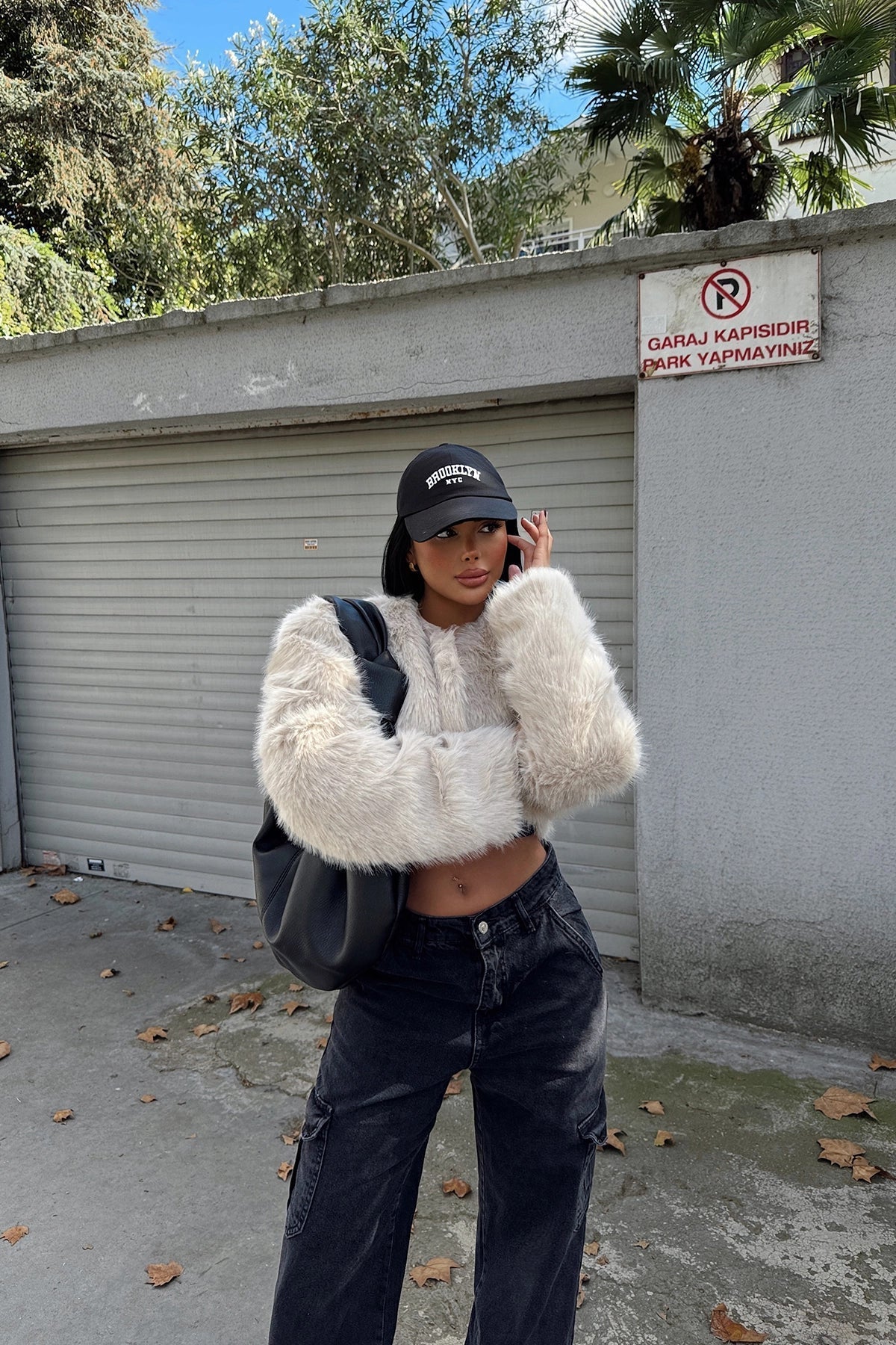 R&B | Kurzer Pelzmantel
