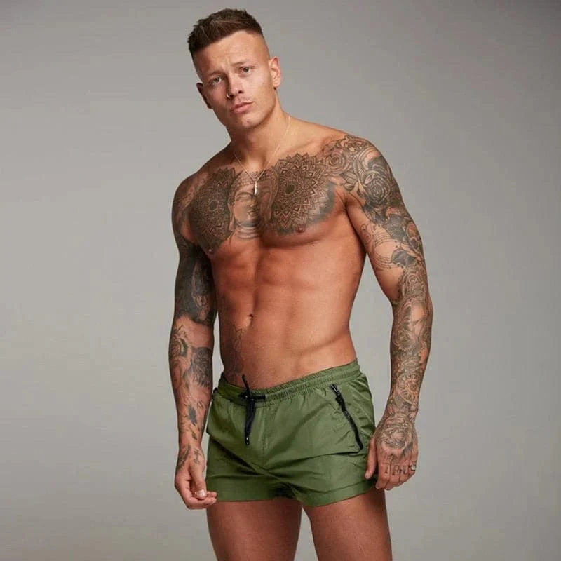 R&B | Kurze Badeshorts für Männer mit Tasche