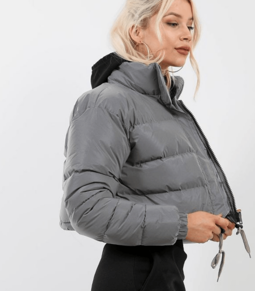 R&B | Pufferjacke mit Kordelzug Tragen