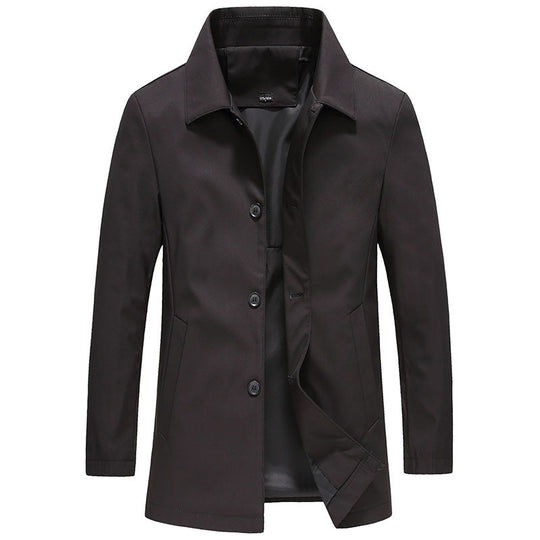 R&B | Herren Knopf-down Kragen Jacke