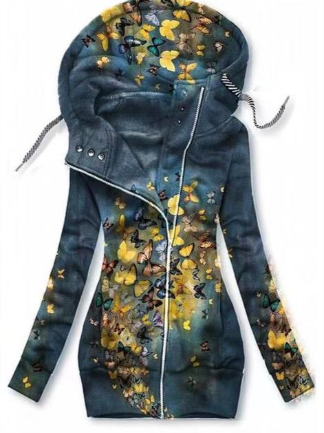 R&B | Damen Schmetterlings Kunst Cardigan