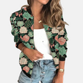 R&B | Damen Retro Bomberjacke mit Print