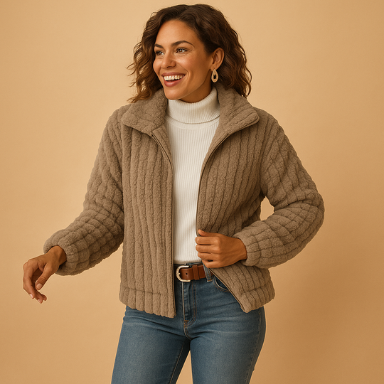 R&B | Fleecejacke mit Stehkragen für Frauen Herbstkollektion Isabelle