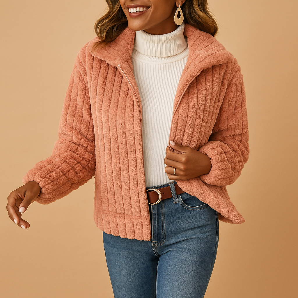 R&B | Fleecejacke mit Stehkragen für Frauen Herbstkollektion Isabelle