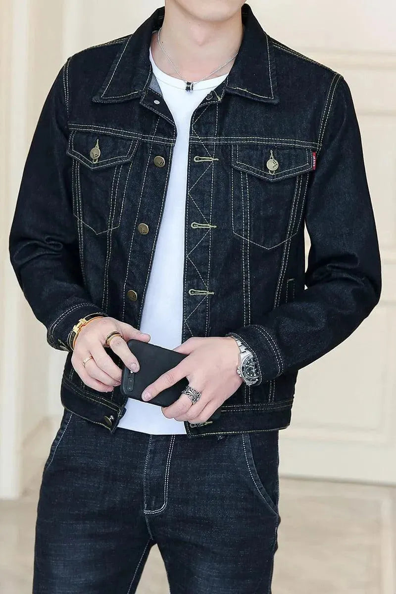 R&B | Revers Denim Jacke Herren