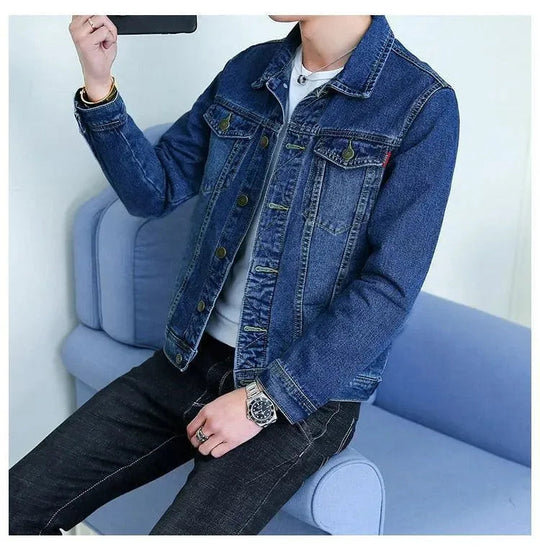 R&B | Revers Denim Jacke Herren