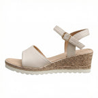 R&B | Orthopädische Sandalen Damen Bequeme Sandalen mit Plateau