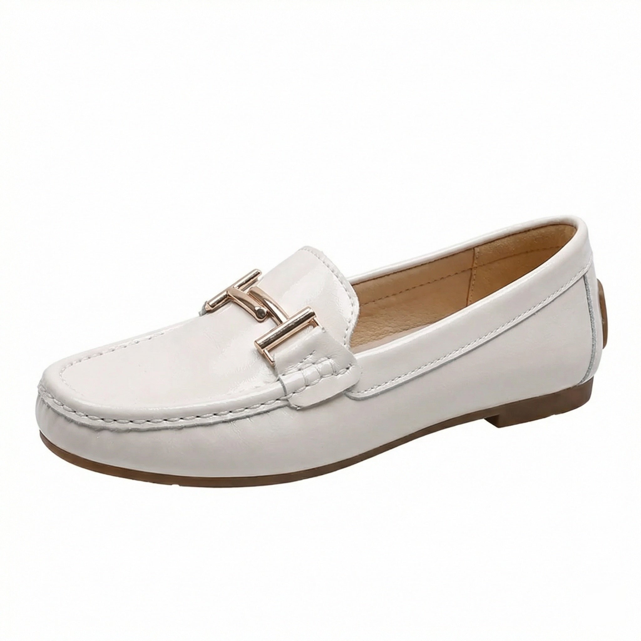 Elegantstride Luxus Leder Arbeitsflats R&B