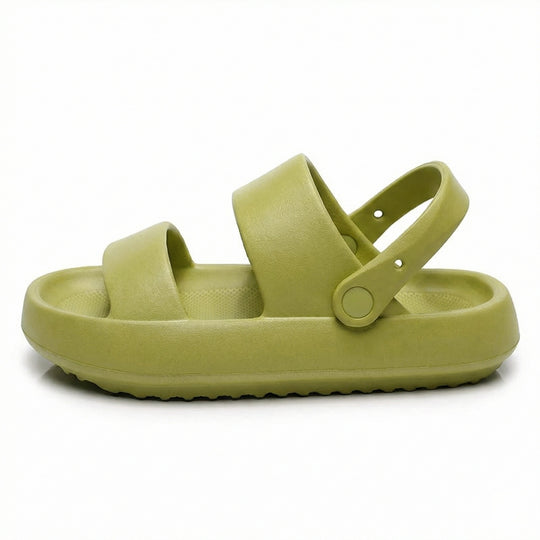 R&B | Orthopädische Sandalen Comfort Plus Pantoletten mit Doppelriemen Gepolsterte, Lässige Slip-On-Sandalen