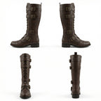 Steampunk-Inspirierte Damen Schnürstiefel R&B