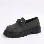 Damen Chunky Loafers mit Ketten-Applikation und robustem Profil R&B