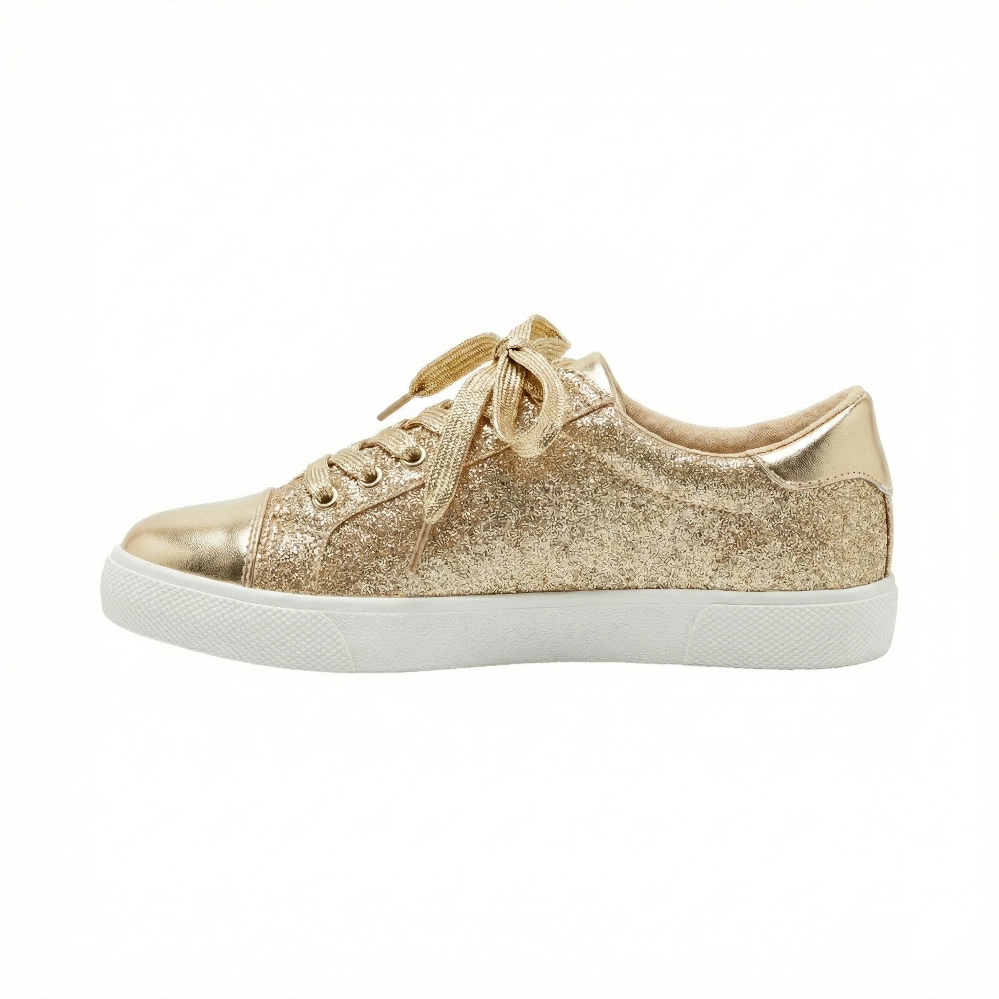 luxuriöser lässiger Glitzer-Damenschuh