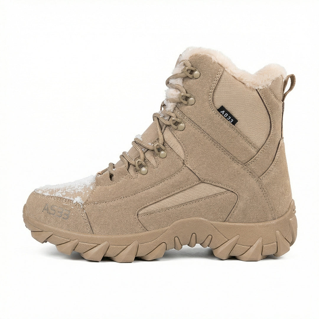 Herren wetterfeste Winterstiefel mit isolierender Fütterung und rutschfester Sohle R&B