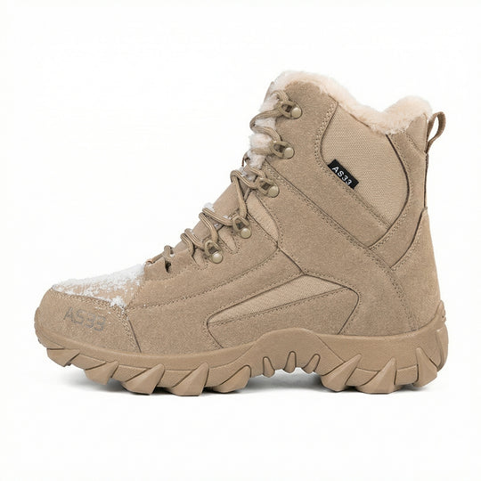 Herren wetterfeste Winterstiefel mit isolierender Fütterung und rutschfester Sohle R&B