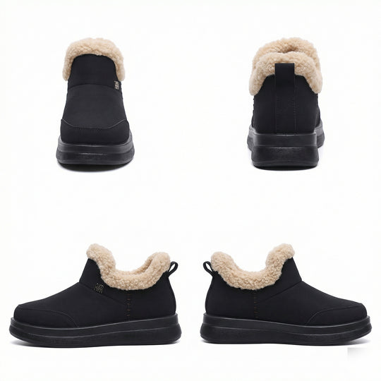 Damen Lammfell gefütterte Winterstiefel R&B