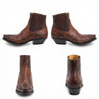 Robuste Leder-Cowboystiefel für Damen R&B