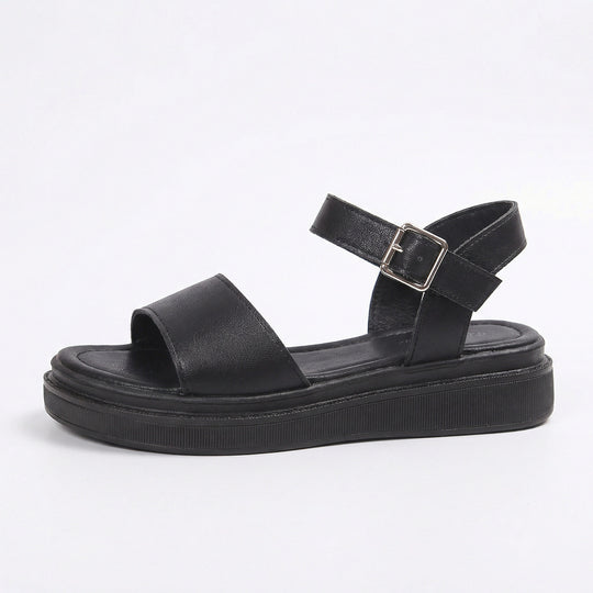 Damen Komfortable Sandalen mit verstellbarem Knöchelriemen R&B