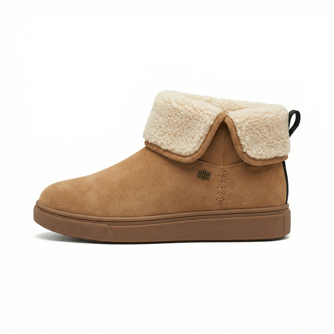Damen Lammfell gefütterte Winterstiefel R&B