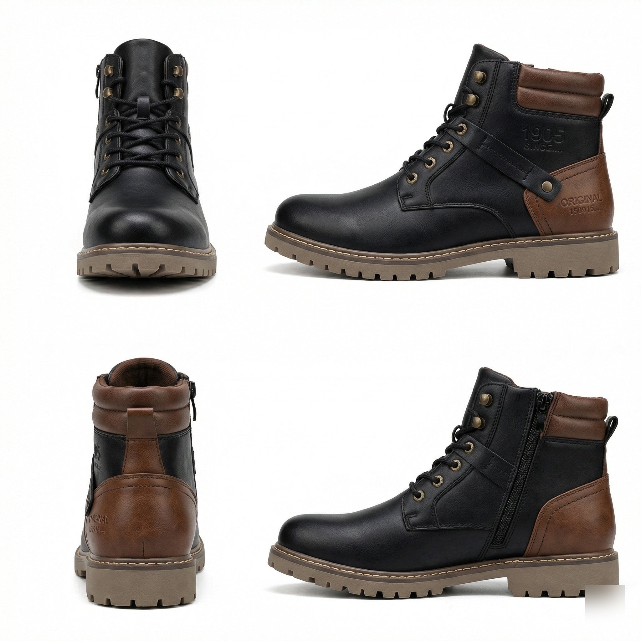 Herren-Schnürstiefel R&B