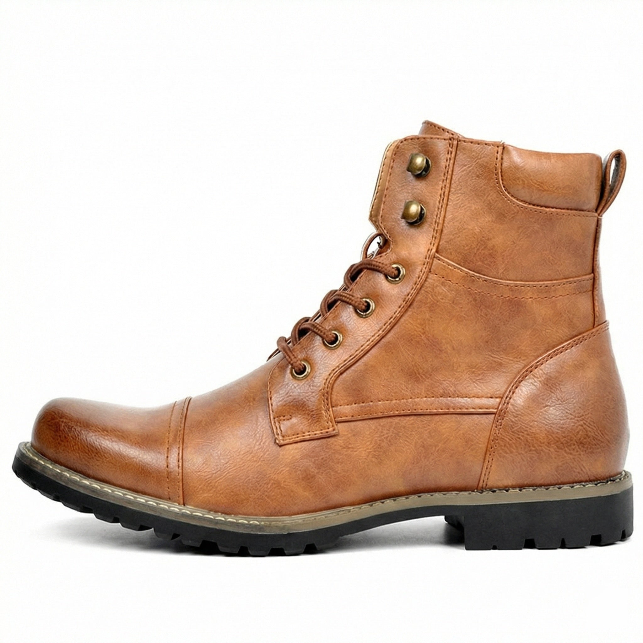 Motorradstiefel aus echtem Leder R&B