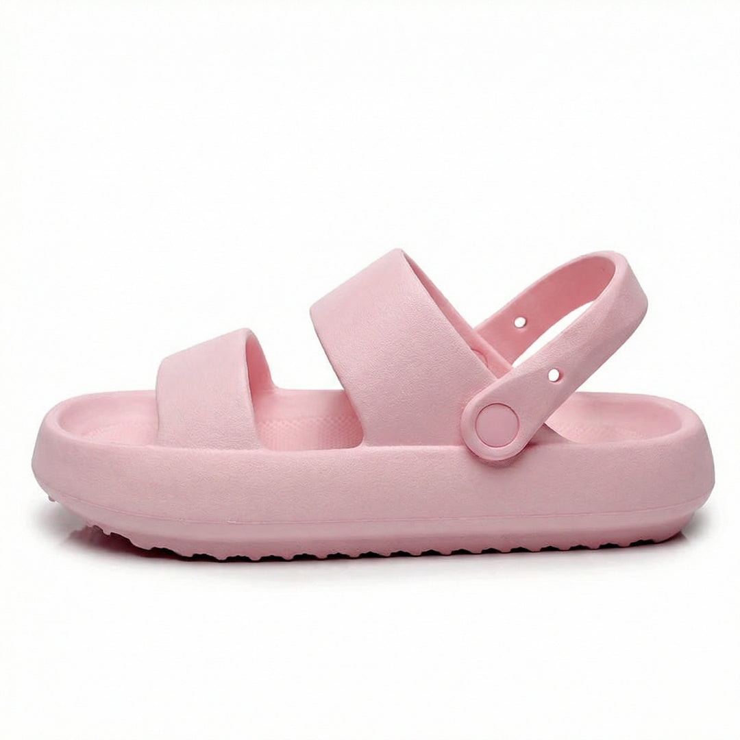 R&B | Orthopädische Sandalen Comfort Plus Pantoletten mit Doppelriemen Gepolsterte, Lässige Slip-On-Sandalen