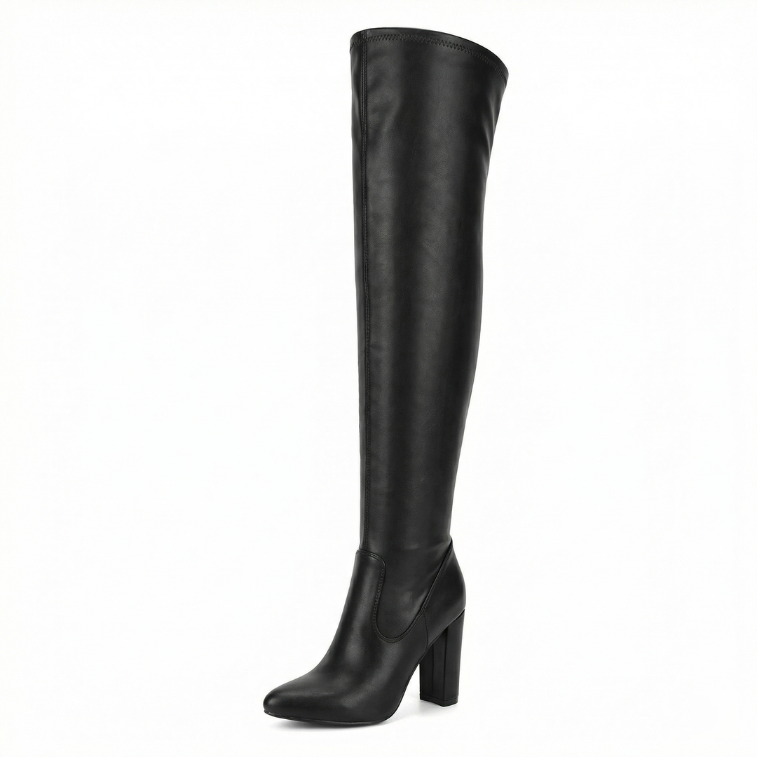 R&B | Flache Overknee-Stiefel aus für den Winter