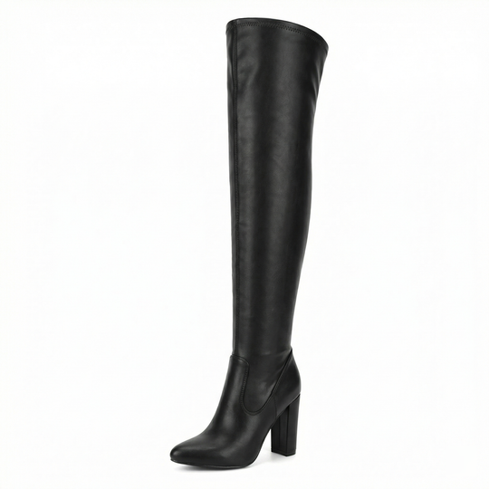 R&B | Flache Overknee-Stiefel aus für den Winter