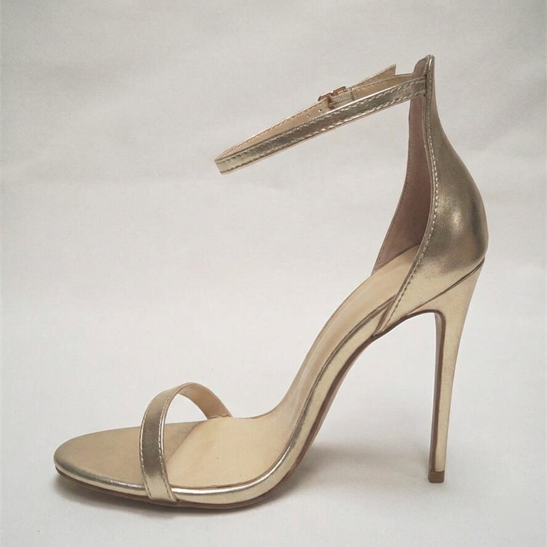 R&B | Fischmundschnalle Stiletto Absatz Hohe Absatzsandalen
