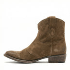 Kurze Cowboy-Stiefel | Western | Wildleder | Knöchel-Stiefel | Damenstiefel R&B