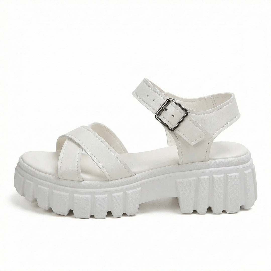 R&B | Einfarbige Freizeitsandalen