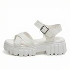 R&B | Einfarbige Freizeitsandalen