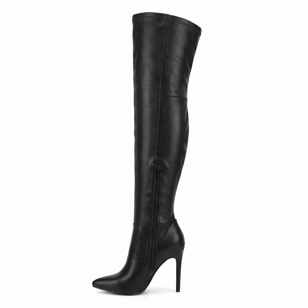 R&B | Flache Overknee-Stiefel aus für den Winter