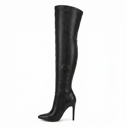 R&B | Flache Overknee-Stiefel aus für den Winter