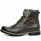 Motorradstiefel aus echtem Leder R&B