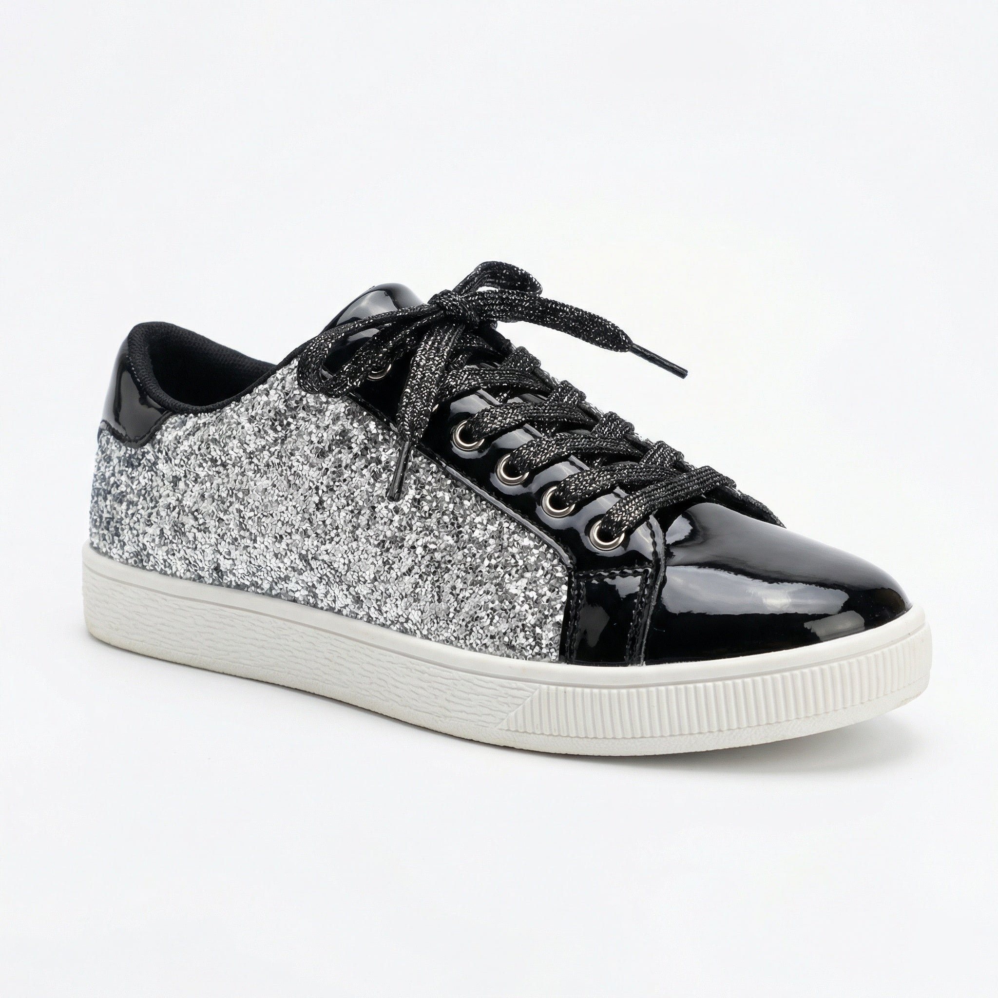 luxuriöser lässiger Glitzer-Damenschuh