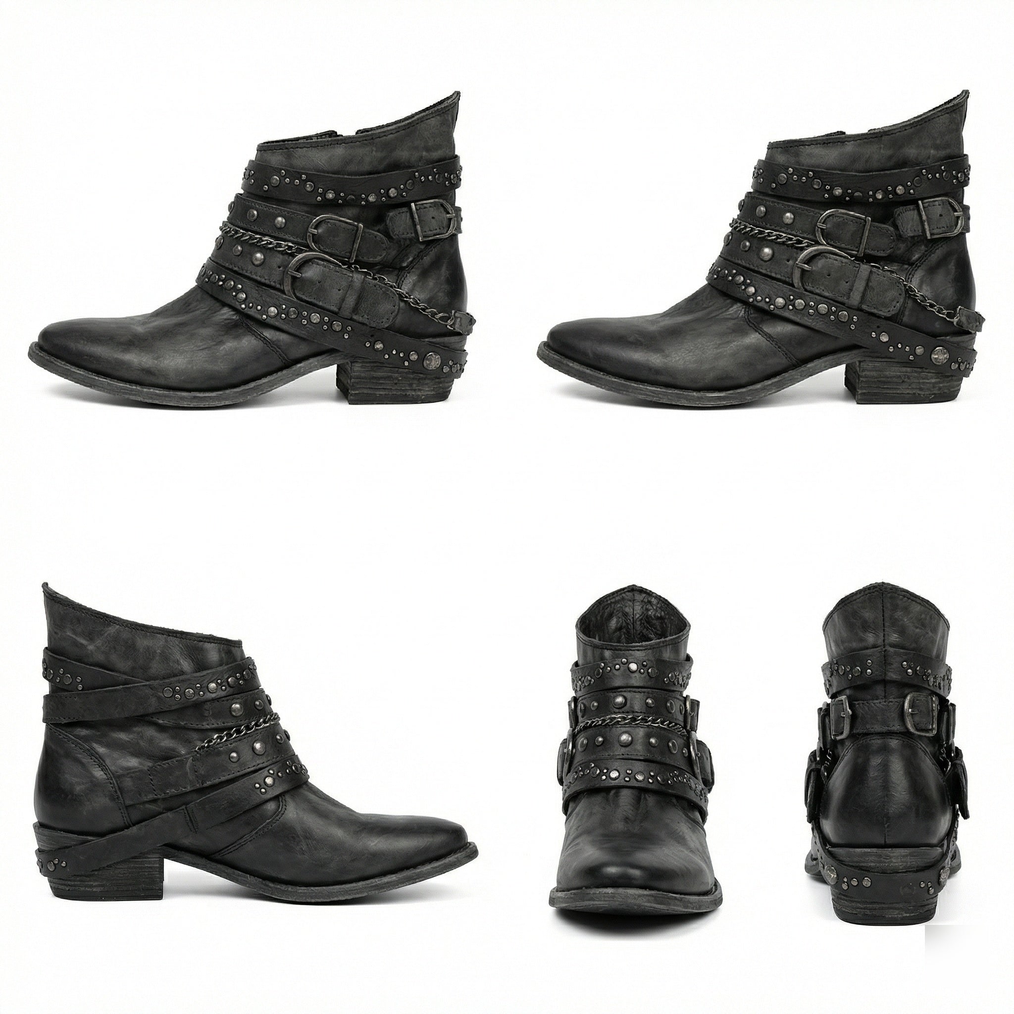 R&B | Vintage-Kettenstiefel