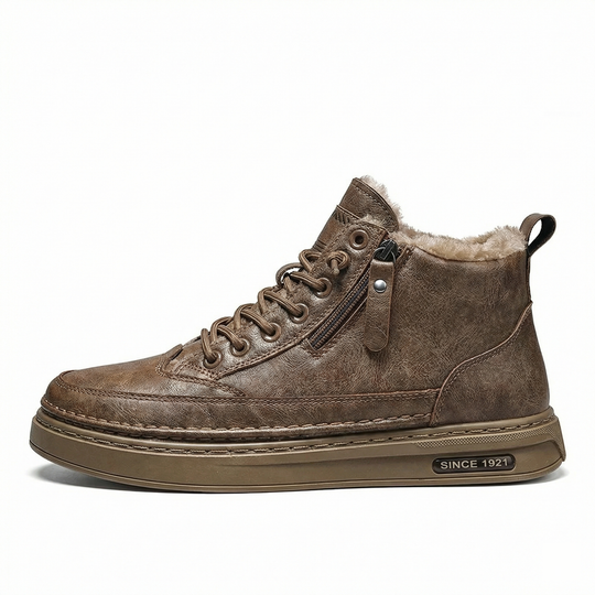 R&B | Herren Schneestiefel mit warmem Baumwollfutter und rutschfester Sohle