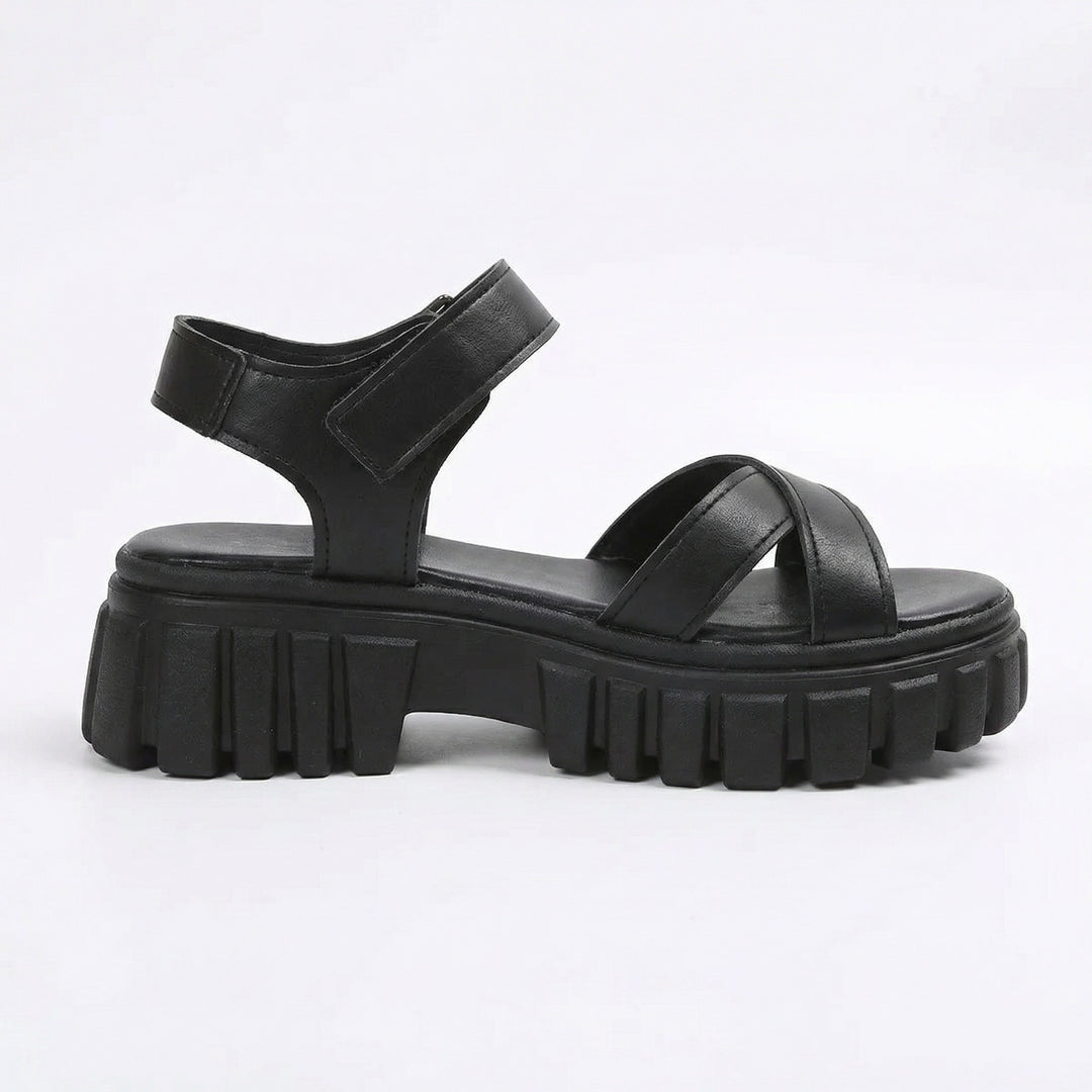 R&B | Einfarbige Freizeitsandalen
