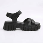R&B | Einfarbige Freizeitsandalen