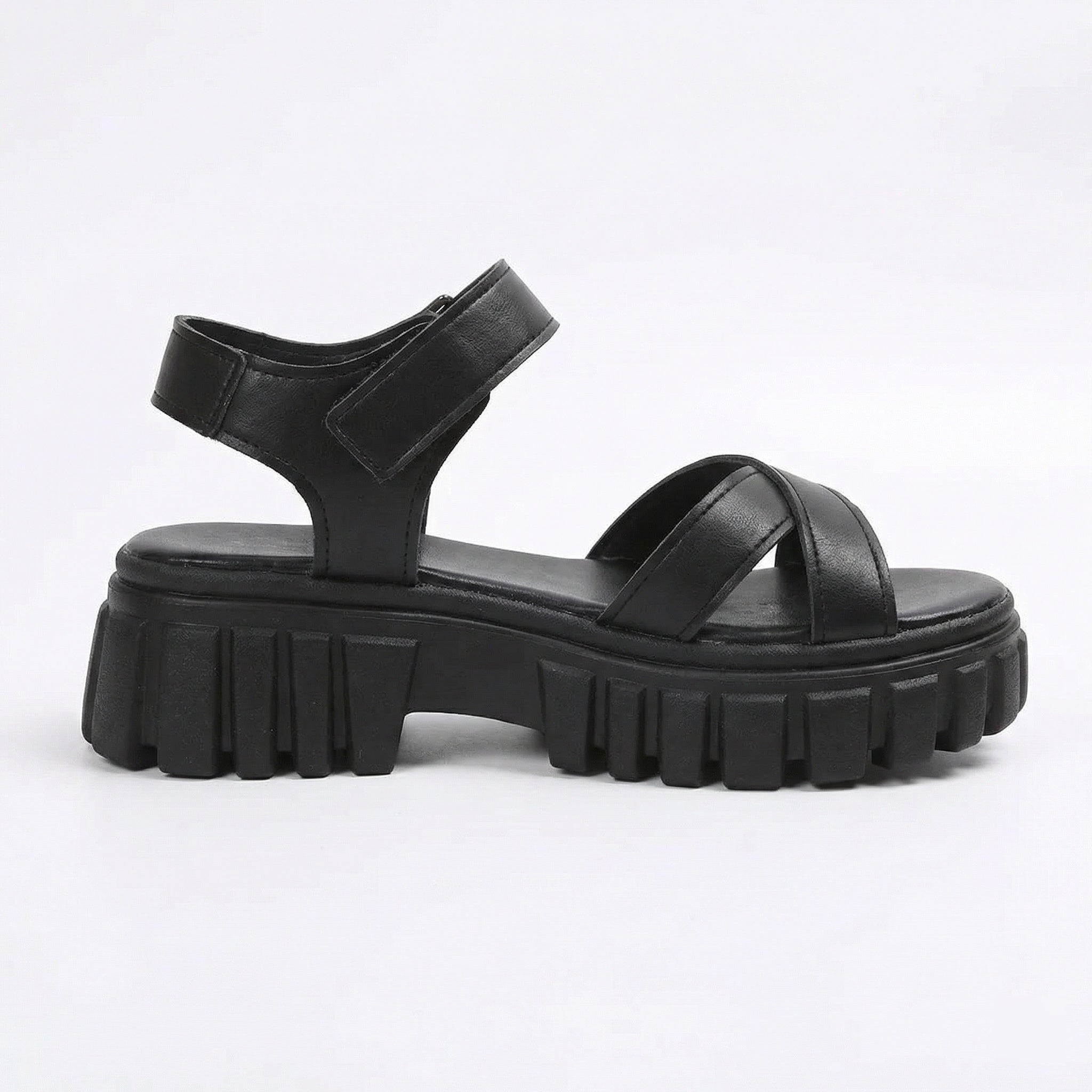 R&B | Einfarbige Freizeitsandalen
