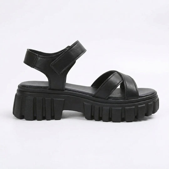 R&B | Einfarbige Freizeitsandalen