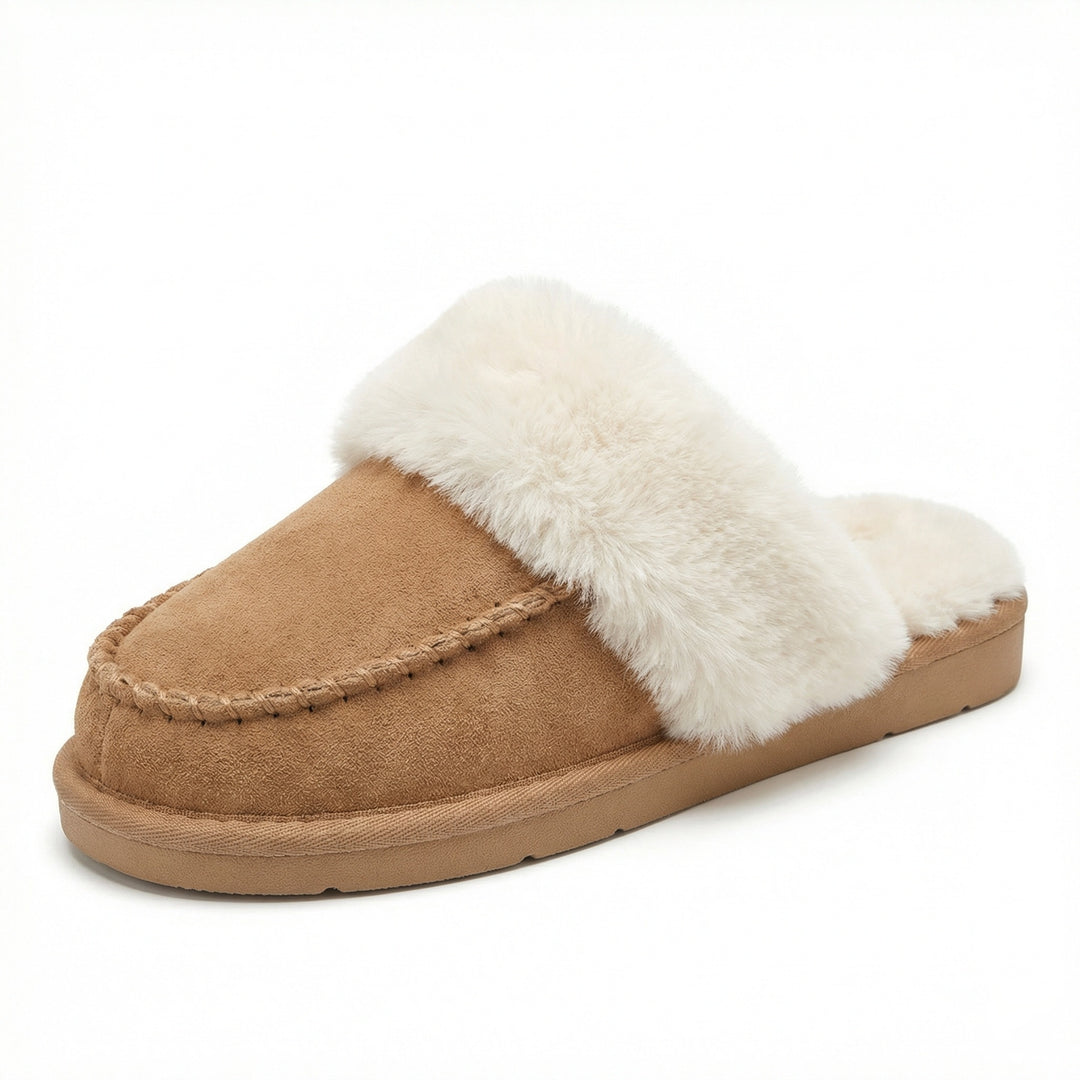 Winterhausschuhe - Warm - Fell - Hausschuhe - Damenschuhe R&B
