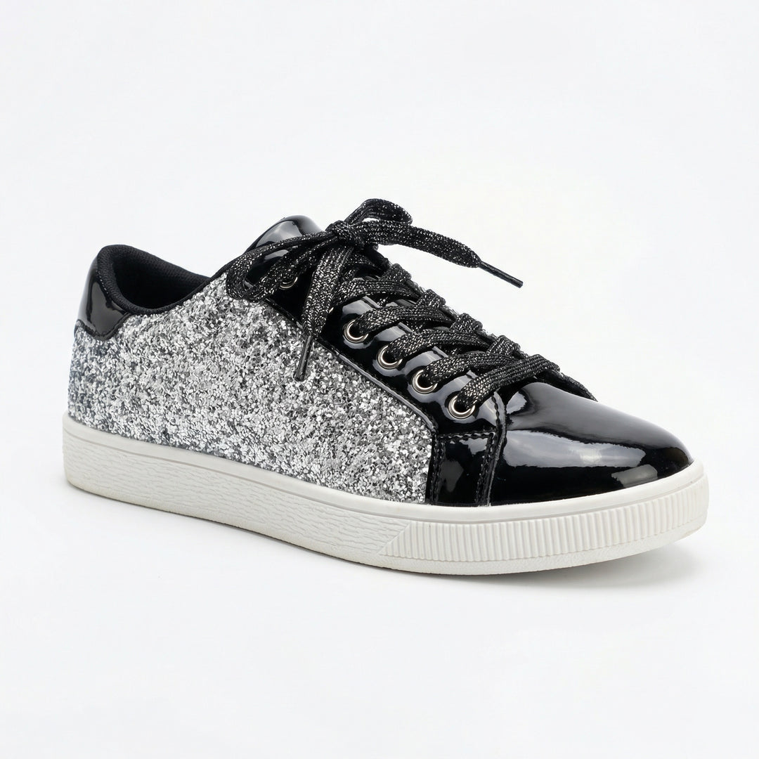 luxuriöser lässiger Glitzer-Damenschuh