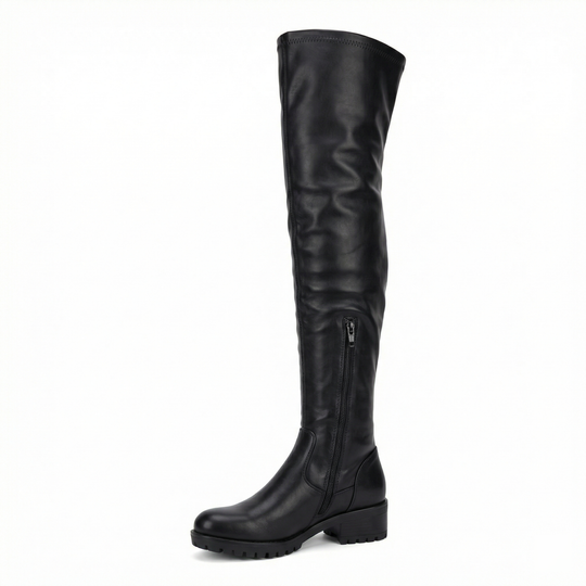 R&B | Flache Overknee-Stiefel aus für den Winter
