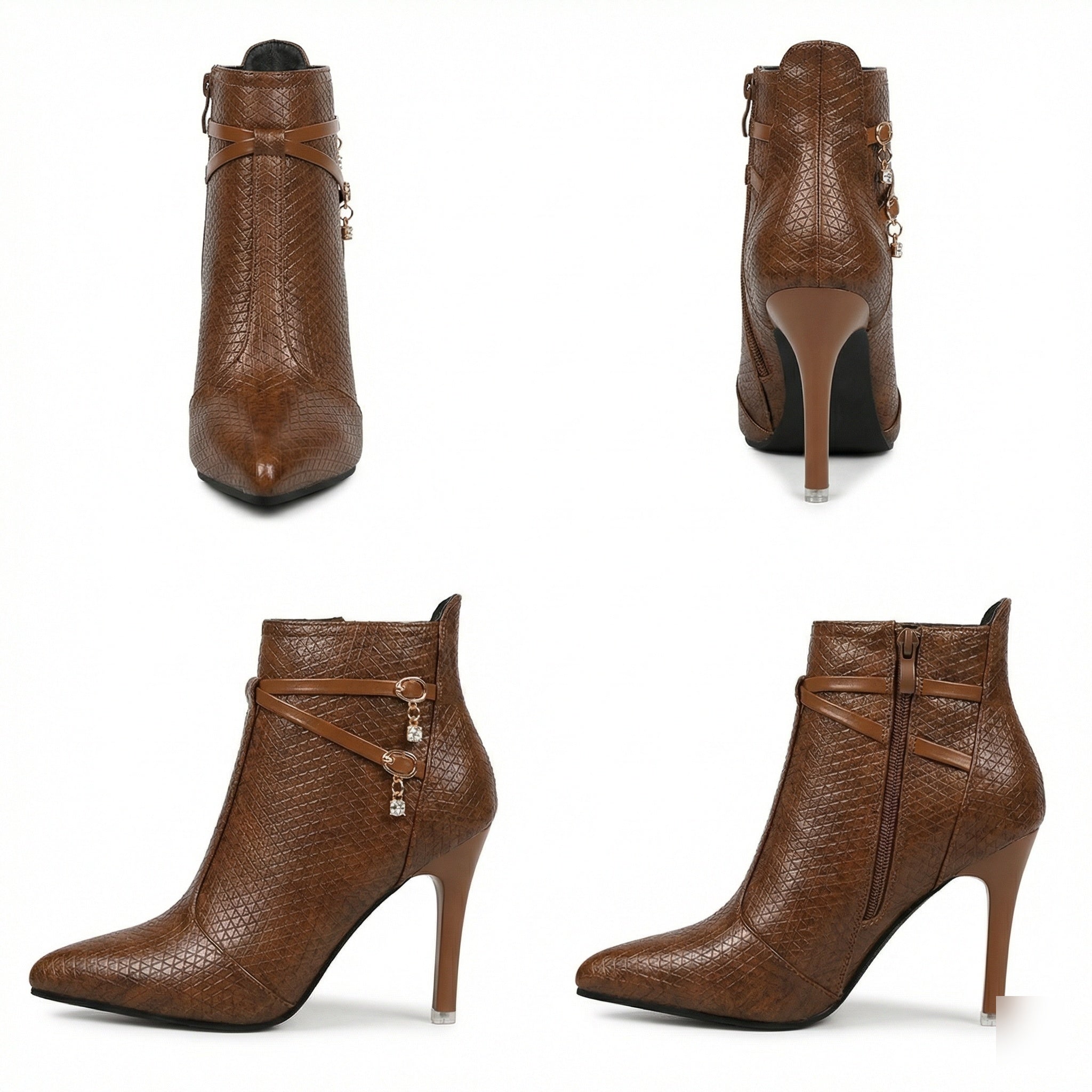 Modische Spitze Stiefeletten für Damen R&B