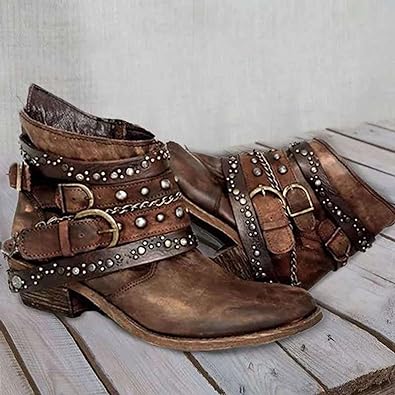 Leichte Elegante Western Stiefelette Mit Luftigem Stiefel R&B