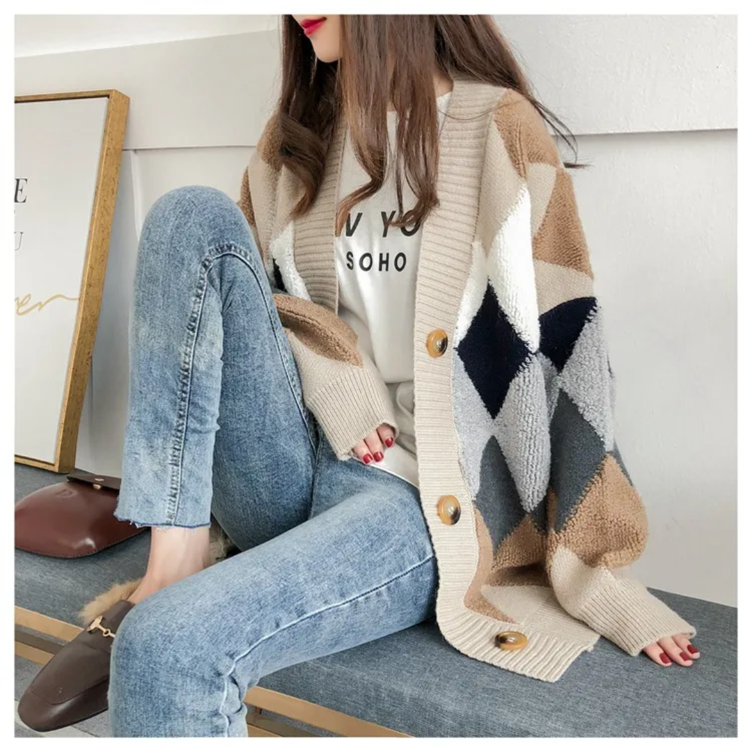 R&B | Übergroßer Cardigan Cool & Trendy