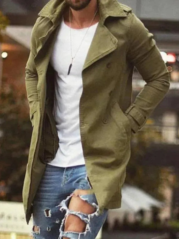 R&B | Länge Slim Fit Herren Wintermantel