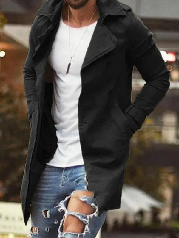 R&B | Länge Slim Fit Herren Wintermantel